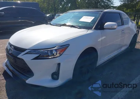 2014 Scion Tc Monogram from USA, damaged, VIN JTKJF5C70E3085686